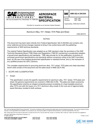 SAE AMSQQA 250/26 Series PDF