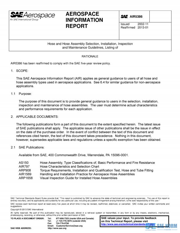 SAE AIR 5386 Series PDF