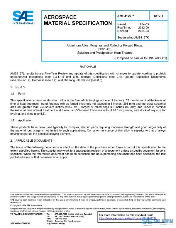 SAE AMS 4127 Series PDF