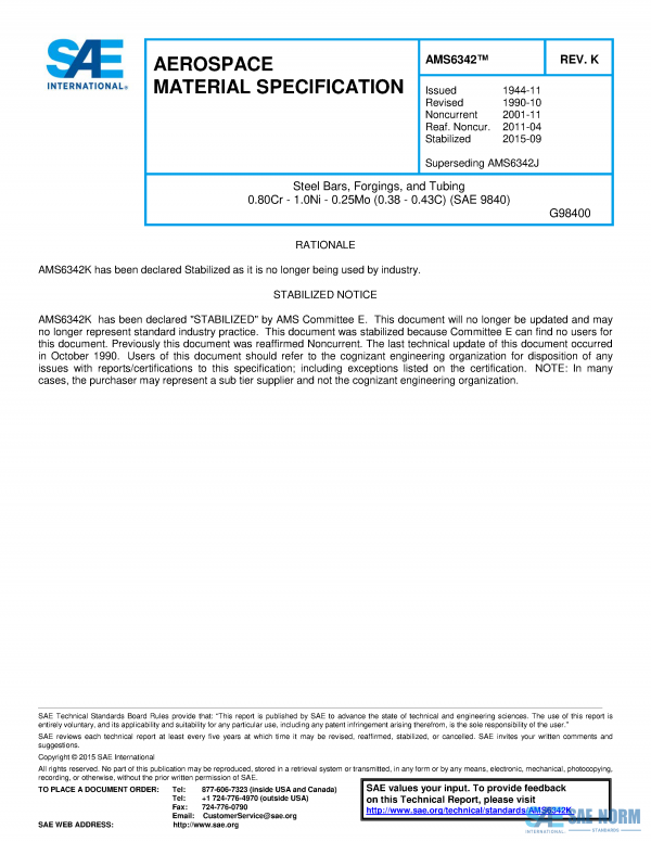 SAE AMS 6342 Series PDF