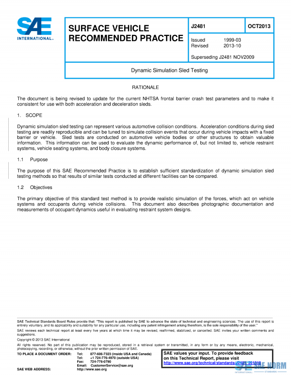 SAE J 2481 Series PDF