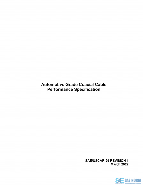 SAE USCAR 29 Series PDF