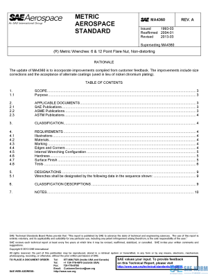 SAE MA 4360 Series PDF