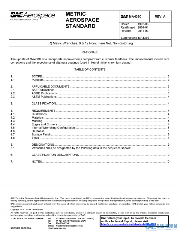 SAE MA 4360 Series PDF