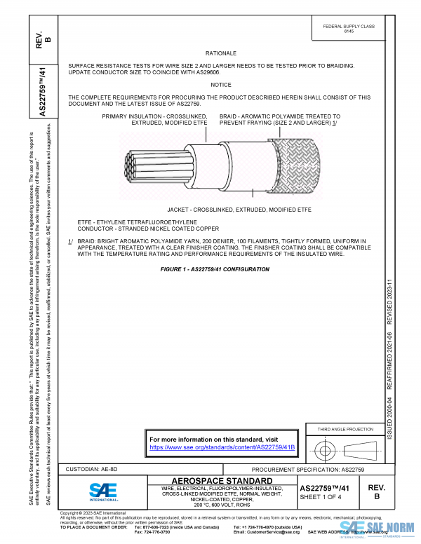 SAE AS 22759/41 Series PDF