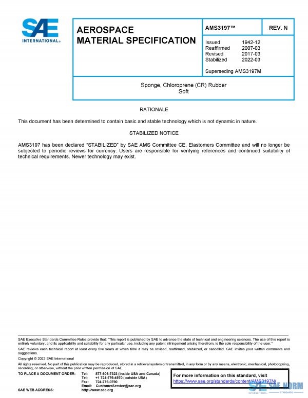 SAE AMS 3197 Series PDF