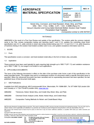 SAE AMS 5545 Series PDF