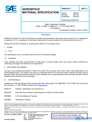 SAE AMS 5333 Series PDF