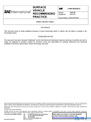 SAE J 1494 Series PDF