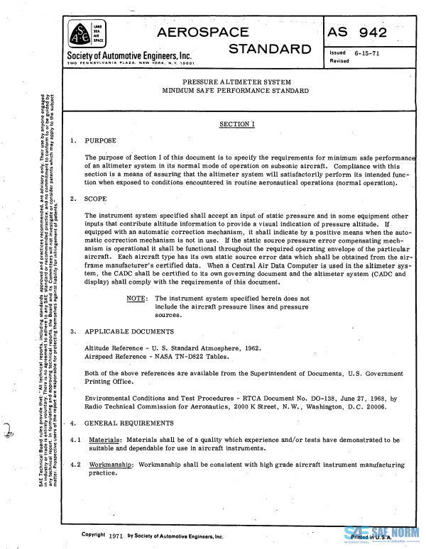SAE AS 942 Series PDF