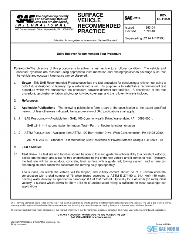 SAE J 2114 Series PDF