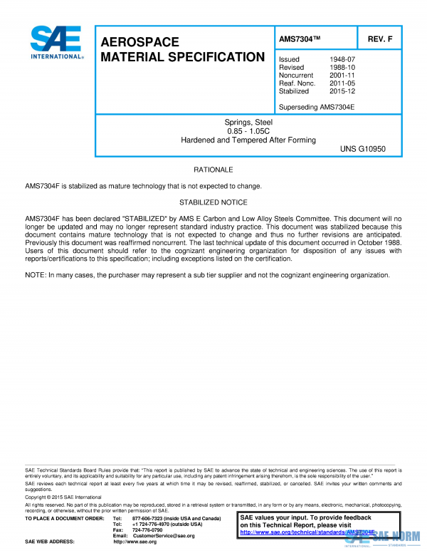 SAE AMS 7304 Series PDF