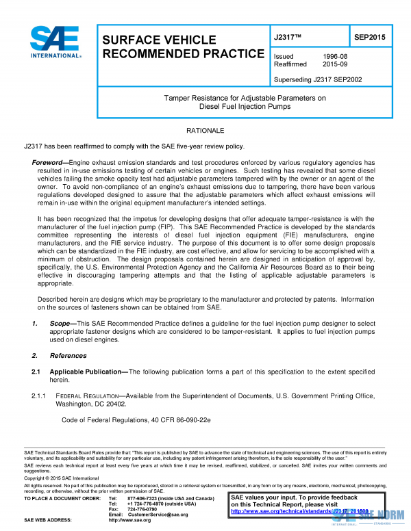 SAE J 2317 Series PDF