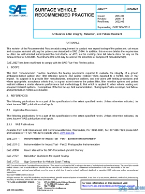 SAE J 3027 Series PDF