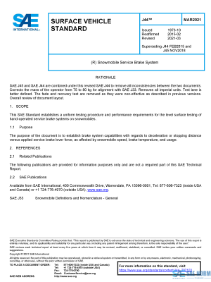 SAE J 44 Series PDF