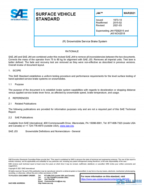 SAE J 44 Series PDF