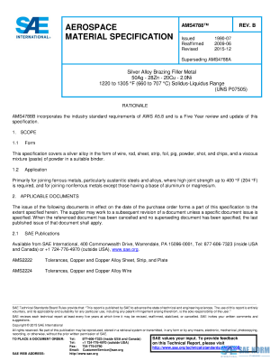 SAE AMS 4788 Series PDF