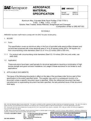 SAE AMS 4325 Series PDF