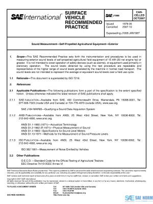 SAE J 1008 Series PDF
