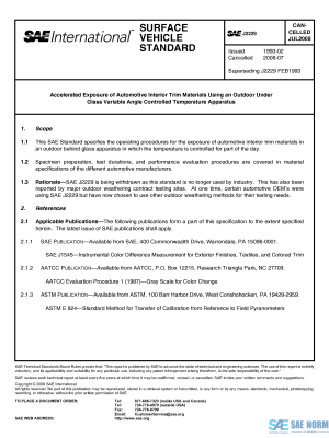 SAE J 2229 Series PDF