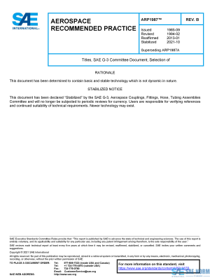 SAE ARP 1987 Series PDF