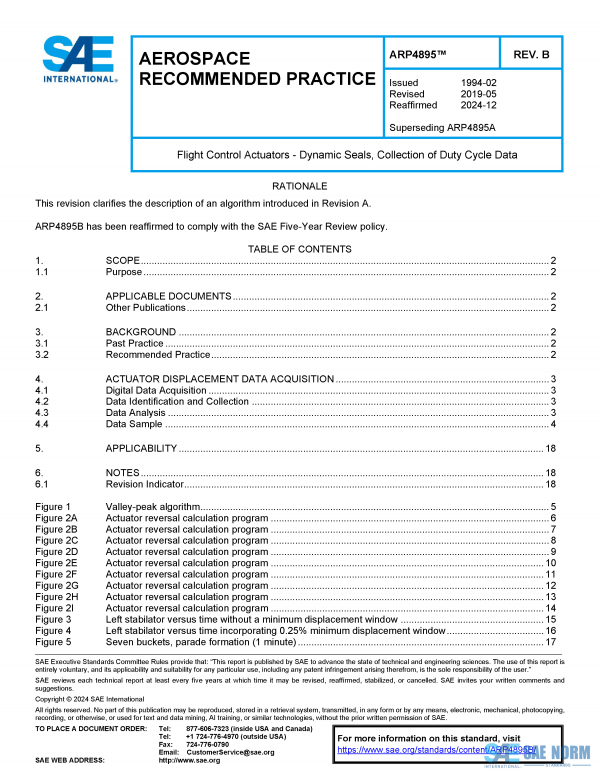SAE ARP 4895 Series PDF