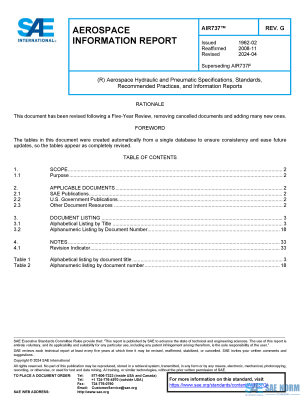 SAE AIR 737 Series PDF
