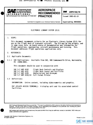 SAE ARP 4102/15 Series PDF