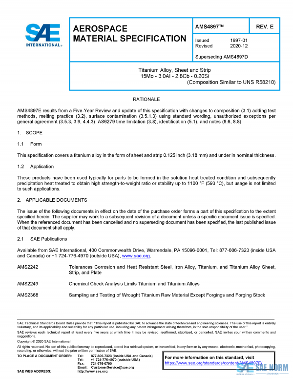 SAE AMS 4897 Series PDF
