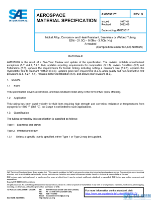 SAE AMS 5581 Series PDF