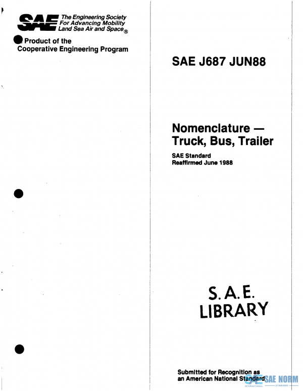 SAE J 687 Series PDF