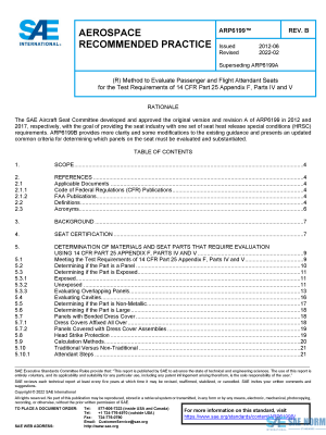 SAE ARP 6199 Series PDF