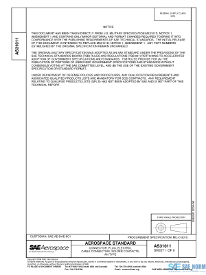 SAE AS 31011 Series PDF