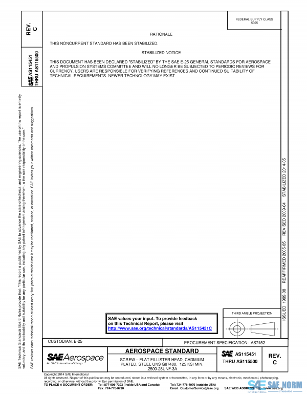 SAE AS 115451 Series PDF