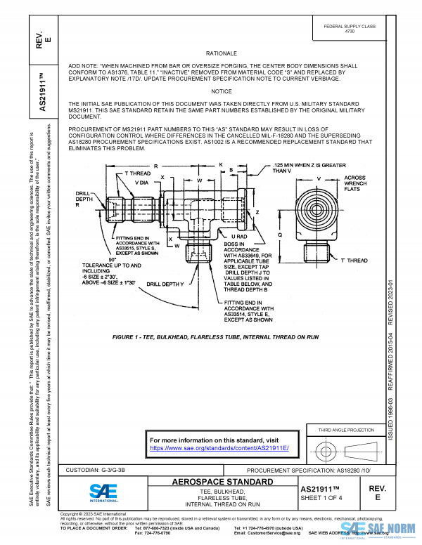 SAE AS 21911 Series PDF