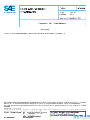 SAE TSB 002 Series PDF