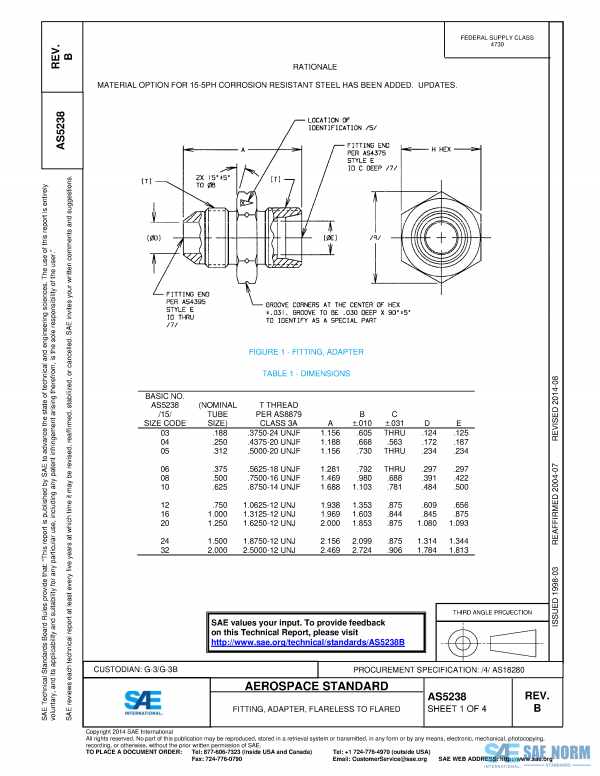 SAE AS 5238 Series PDF