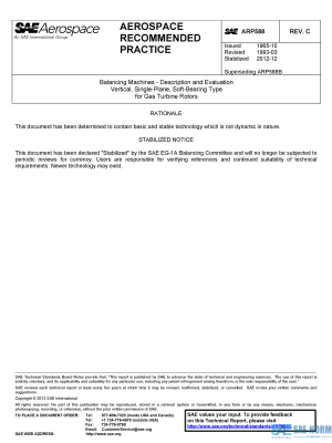 SAE ARP 588 Series PDF