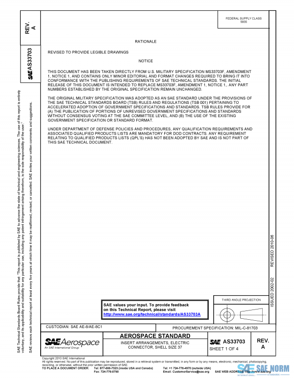 SAE AS 33703 Series PDF