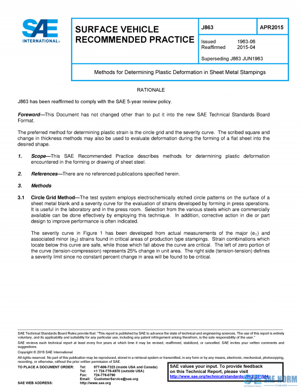 SAE J 863 Series PDF