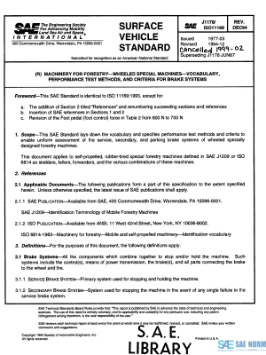 SAE J 1178 Series PDF