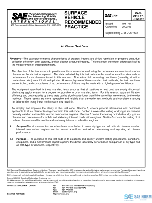 SAE J 726 Series PDF