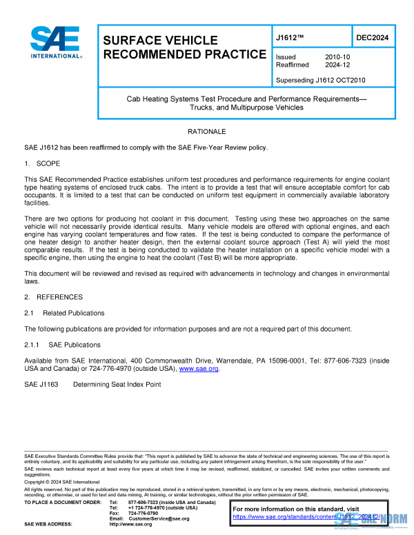 SAE J 1612 Series PDF
