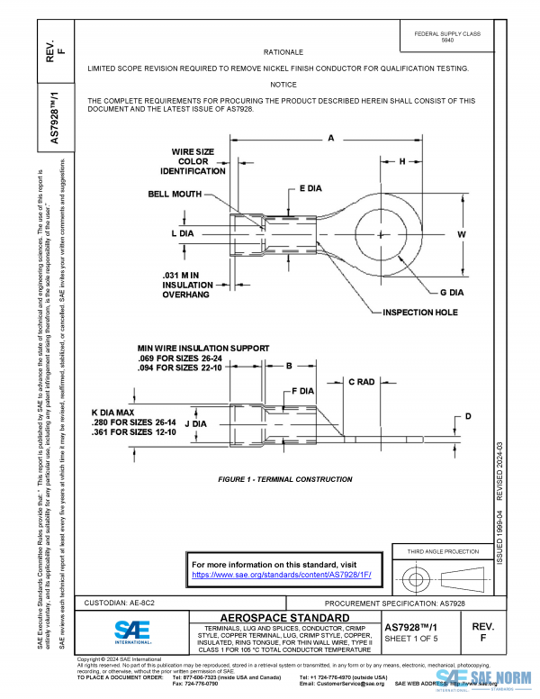 SAE AS 7928/1 Series PDF