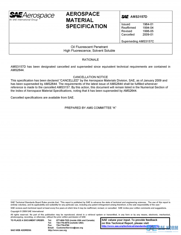 SAE AMS 3157 Series PDF