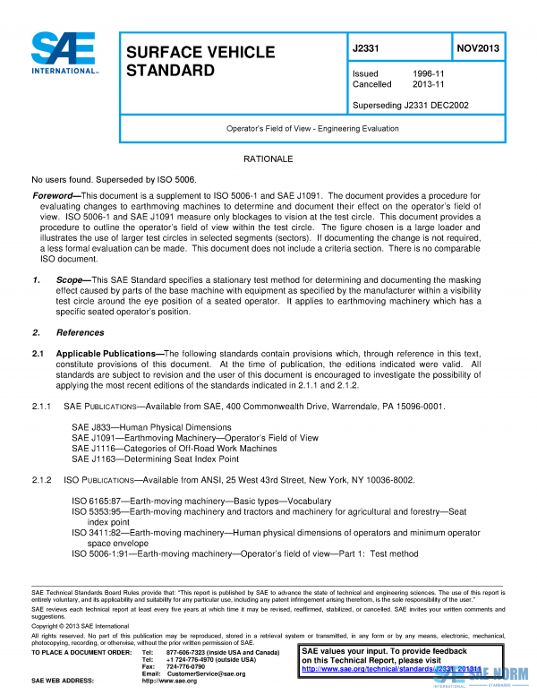 SAE J 2331 Series PDF