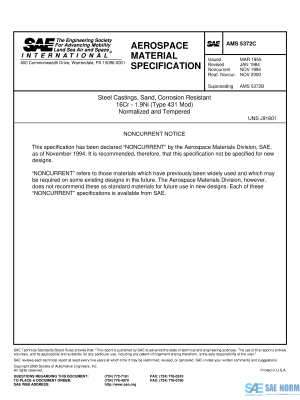 SAE AMS 5372 Series PDF