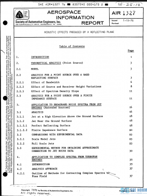 SAE AIR 1327 Series PDF