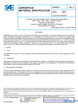 SAE AMS 5922 Series PDF