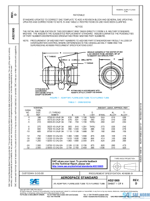SAE AS 21900 Series PDF